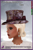 ~LP~Gilded Age Top Hat (BOXED) Wine