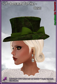 ~LP~Bohemian Top Hat (BOXED) Olive