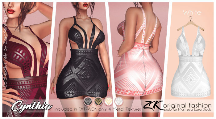 -:zk:- Cynthia Dress White-Add me