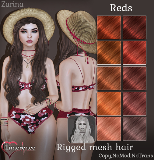 {Limerence} Zarina hair-Reds