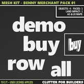Clutter - Mesh Kit - Benny Merchant Pack 01