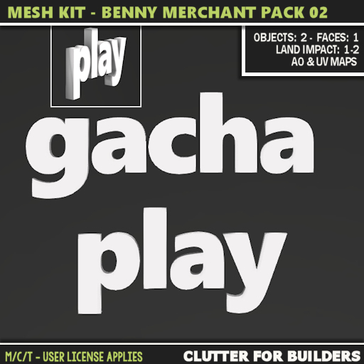 Clutter - Mesh Kit - Benny Merchant Pack 02