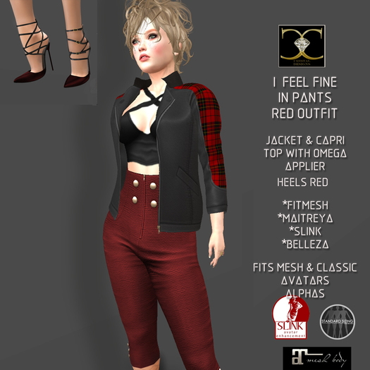 I FEEL FINE RED CAPRI