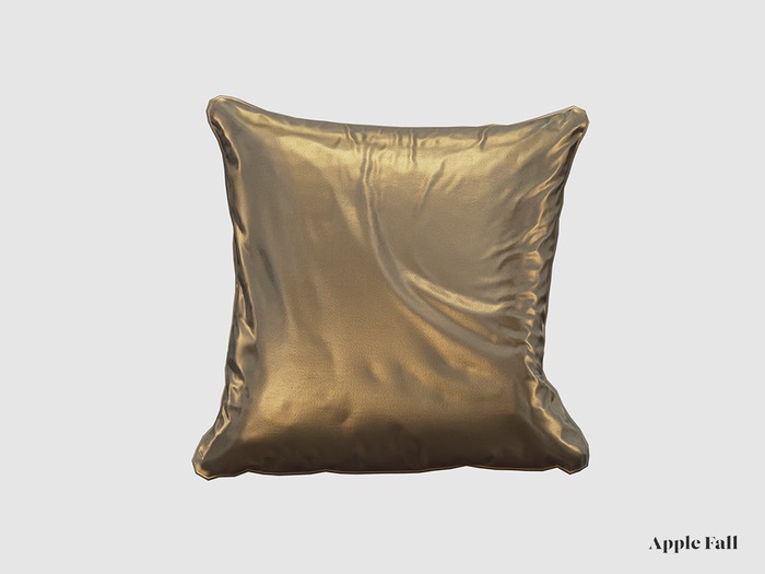 Apple Fall Cushion - Satin, Bronze