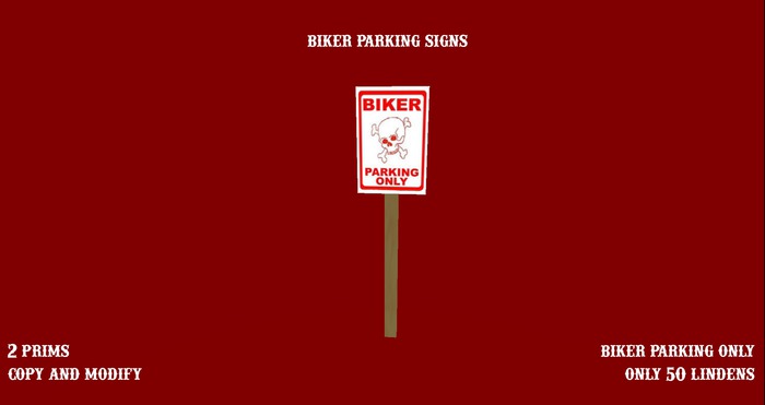 Biker Parking Only