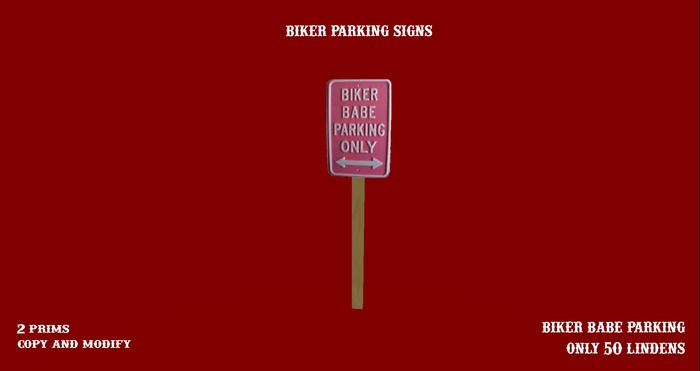 Biker Babe Parking