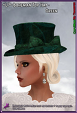 ~LP~Bohemian Top Hat (BOXED) Green