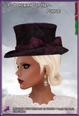 ~LP~Bohemian Top Hat (BOXED) Purple
