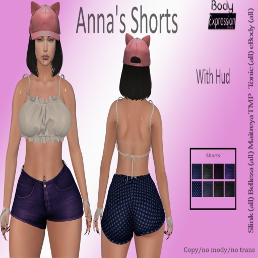 B Expression Anna's Shorts  - BOX