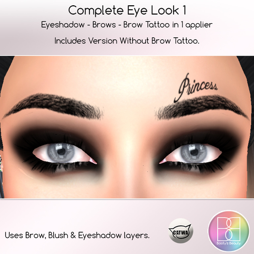 *Booty's Beauty* Complete Eye Look 1
