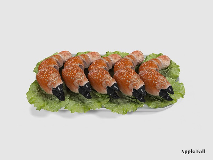 Apple Fall Stone Crab Claws