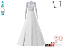 Dae Obj FBX Bridal Gown Maitreya, Slink, Belleza, Ocacin Voluptuous, Tonic