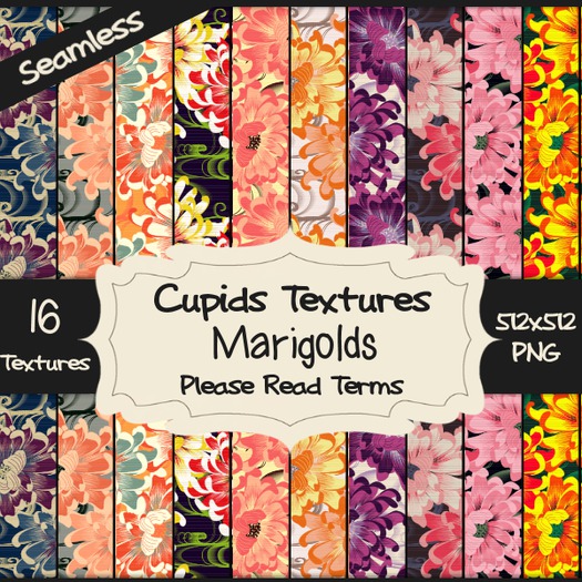 *Cupids Textures * 16 MARIGOLDS