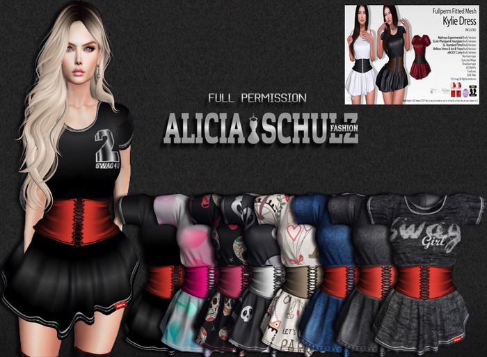 [ASFP] Texture for FLECHA Kylie Fitted Dress Fullperm (8)