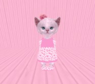 Dinkies Sweet Roses Outfit (Dress/Shoes/HeadPiece)