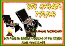 bob marley reggae tipjar roots rasta dj equipment