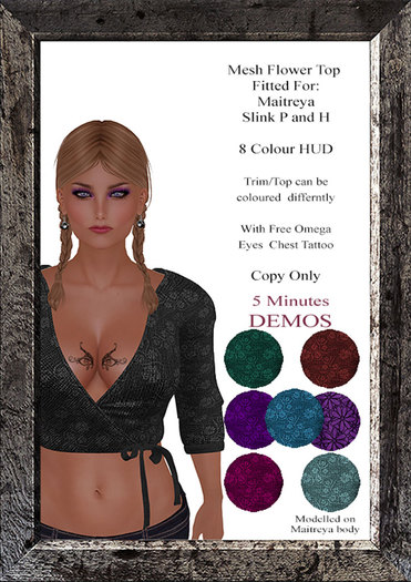 Fitted Flower Top DEMOS
