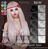 {Limerence} Felicity hair-B&W