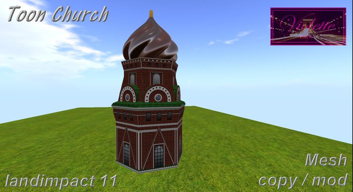 Russian Toon Church mesh