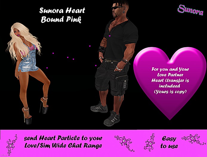 Sunora Heart Bound Pink V2