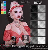 {Limerence} Ramila hair-B&W