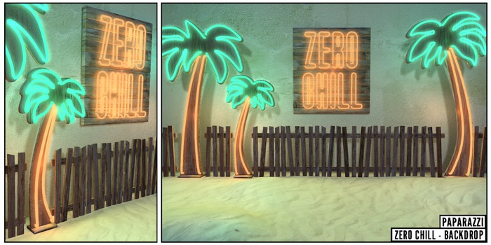 Paparazzi - BACKDROP - Zero Chill (jade+orange)