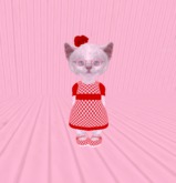 DINKIES Red Polka Outfit (Dress/MaryJanes/HeadPiece)