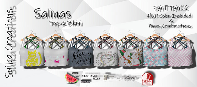 SUIKA CREATIONS - Sallinas Top & Bikini - FatPack