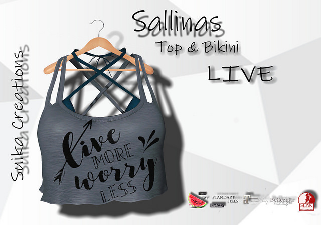 SUIKA CREATIONS - Sallinas Top & Bikini - Live