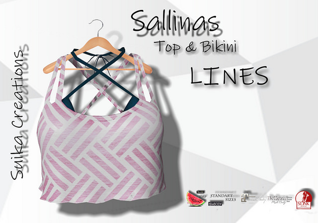 SUIKA CREATIONS - Sallinas Top & Bikini - Lines