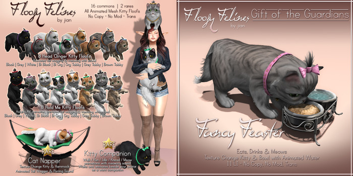 JIAN :: Floofy Felines - Companion Kitty (RARE)