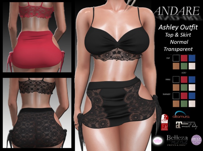 ANDARE - Ashley Outfit PACK