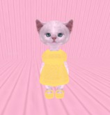 DINKIES Yellow Lace Outfit (Dress/MaryJanes)