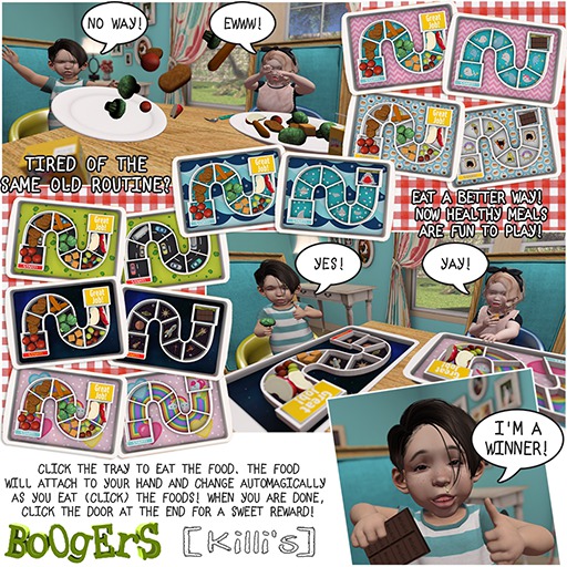 <:*BoOgErS*:> & Killi's Yummy Food Tray Traffic