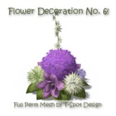 T-Spot Mesh - Flower Decoration No. 6 - Full Perm - LI=3.5