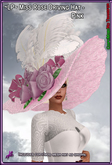 ~LP~ Miss Rose DrivingHat (BOXED) Pink