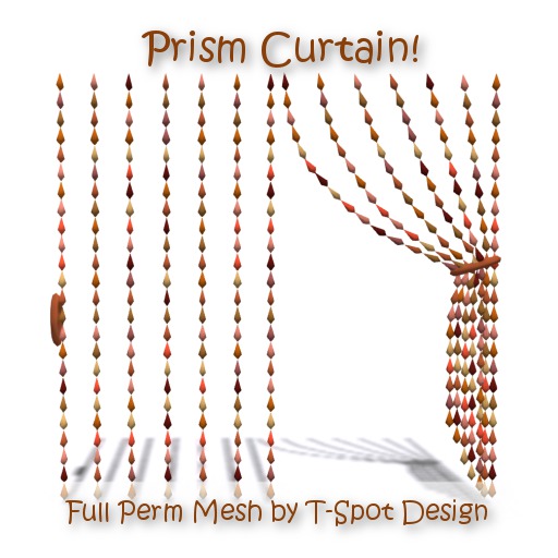 Second Life Marketplace TSpot Mesh Prism Curtain Full Perm LI=1
