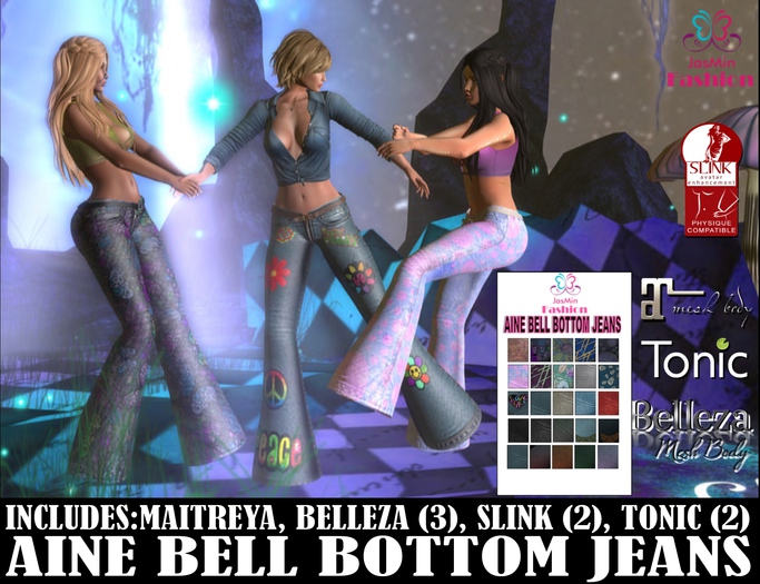!*JMF*! Aine Bell Bottom Jeans{add me}