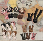 =Zenith=War Pilot boots (Begie) -Maitreya
