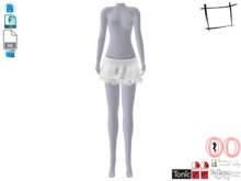 Dae Obj FBX Lace Bottom Micro Skirt Maitreya, Slink, Belleza, Ocacin Voluptuous, Tonic