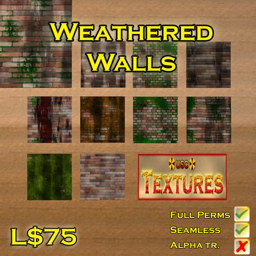 USC Textures - Weathered Walls