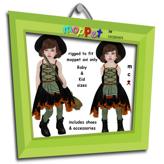 Moppet Witch Costume Set