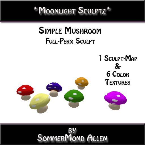 *MS* Simple Musroom Full-perm sculpt