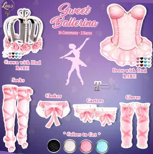 Luas Sweet Ballerina Socks Blue