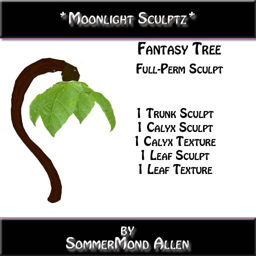 *MS* Fantasy Tree Full perm sculpt