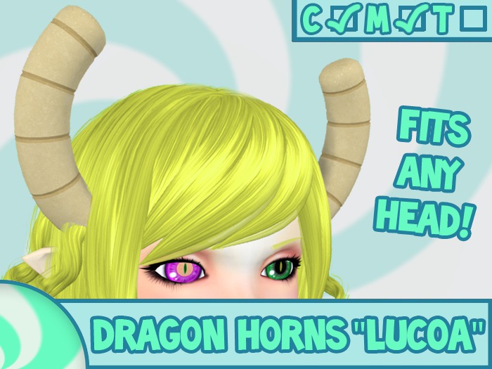 [Minty Fresh] Maid Dragon Horns "Lucoa"