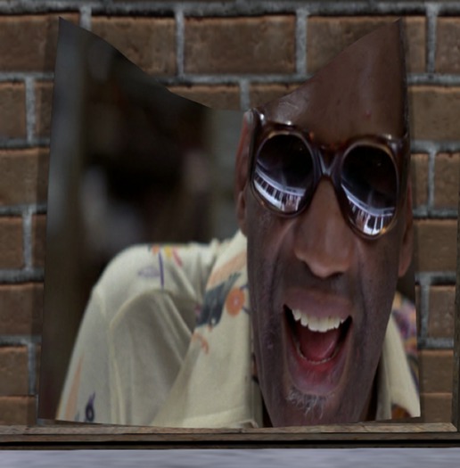 Ray Charles Reflection Tapestry