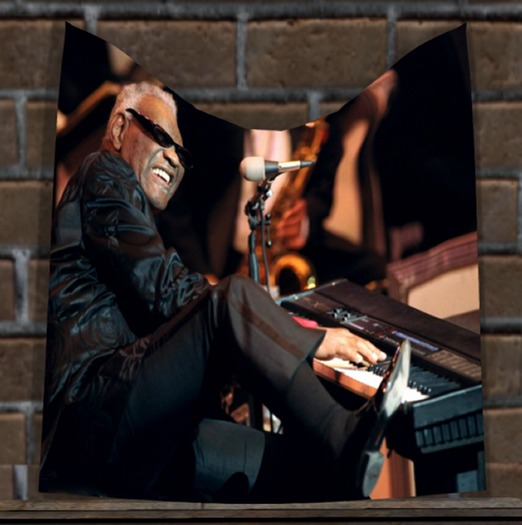 Ray Charles Foot Tapestry