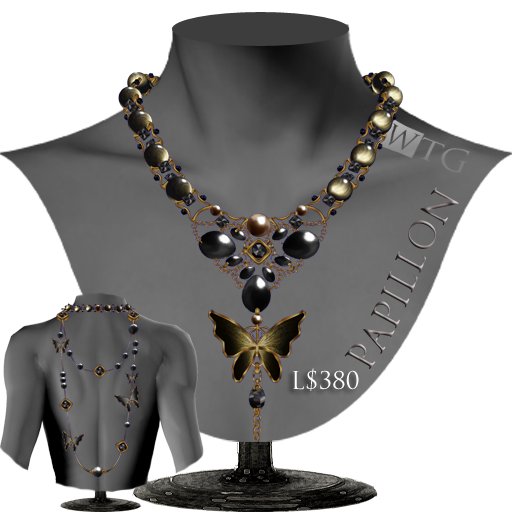 +:+WTG+:+ **Papillon** necklace