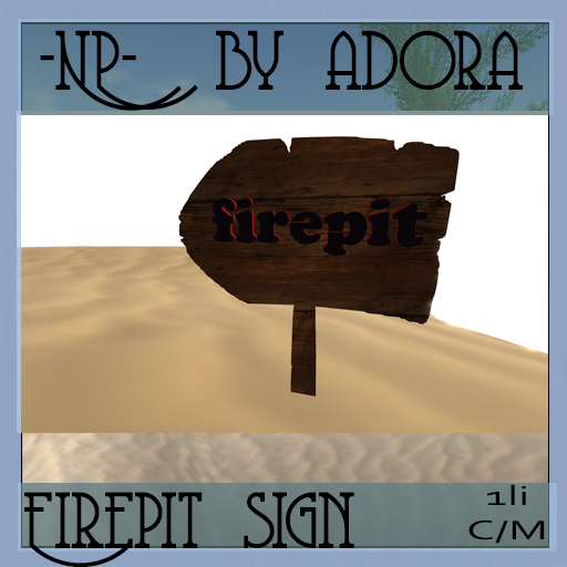 -NP- "Firepit sign" 1li